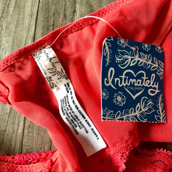 Free People Eye of The Sun Bralette (Red Combo) - Picture 4 of 8